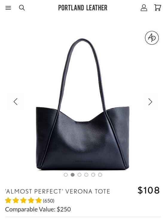 Portland Leather Handbags - Portland Leather 'Almost Perfect' Verona Tote- M